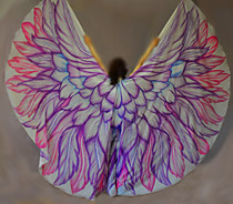 Pink Angel wings